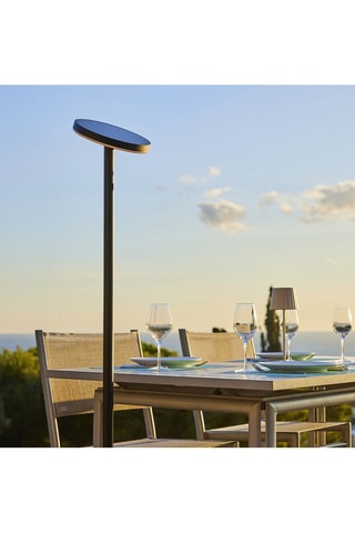 Lámpara solar LED Vivia - Negro