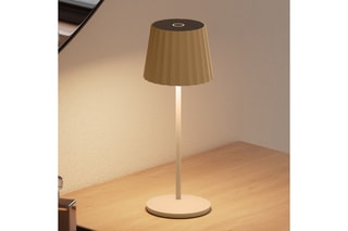 Lámpara de sobremesa LED inalámbrica Abby - Crema