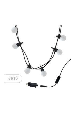 Guirnalda de exterior LED Party Milky - Blanco cálido - 1 W
