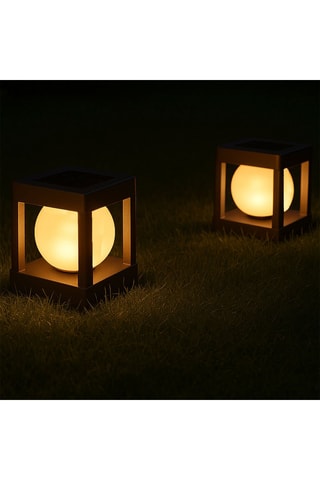 2 Ledlampen Cubya - 0,5 W - Zwart - gebruiksduur van 10 uur - Klasse A