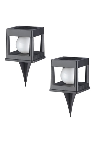 2 Ledlampen Cubya - 0,5 W - Zwart - gebruiksduur van 10 uur - Klasse A