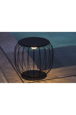 Lanterne LED extérieure Sunrise - Noir - 2 couleurs - 5 h d'autonomie - 40 x 43,8 cm
