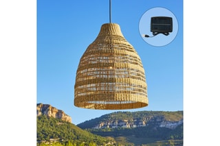 Lámpara de techo solar LED Freya - Natural