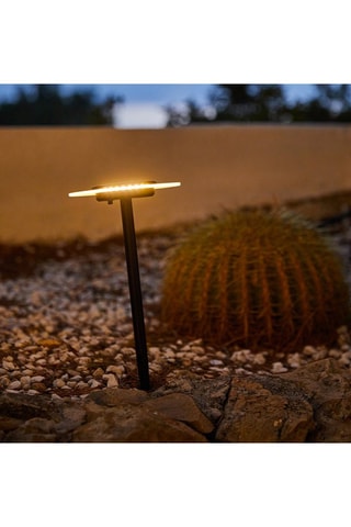 2 balizas solares LED Ufo - Negro