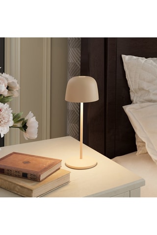Lámpara de sobremesa LED inalámbrica Sophia - Crema