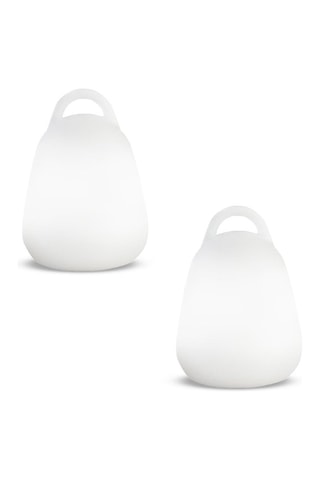 2 lámparas de sobremesa LED Liberty - Blanco