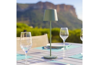 Lámpara de sobremesa LED de exterior Kelly - Verde oliva