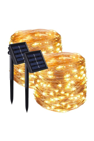2 Solarslinger Skinny 100 Led Skinny - Goudkleurig - 11,9 m