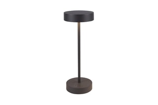 Lámpara de sobremesa inalámbrica de aluminio SANDY Negro A33 cm