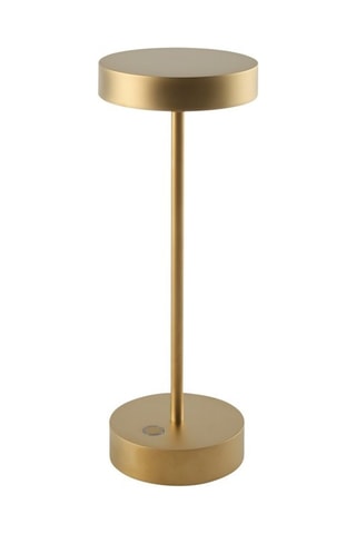 Lámpara de sobremesa inalámbrica de aluminio SANDY Oro A33 cm