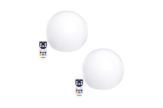 2 esferas luminosas LED inalámbricas Bobby