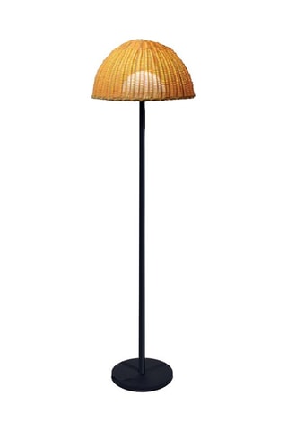 Lámpara de pie inalámbrica LED recargable Faroe - Negro y natural