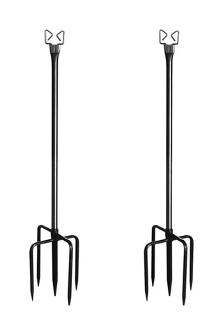 Support de guirlande - Noir - 280 cm