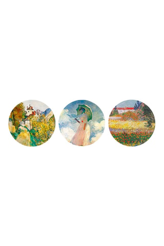 3 tableaux - 3 x (30 x 30 cm)