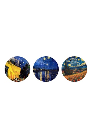 3 tableaux - 3 x (30 x 30 cm)