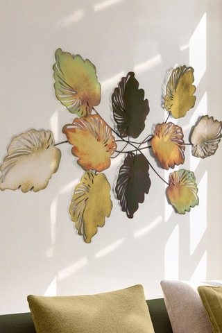 Décoration murale - 117 x 2 x 57 cm - Vert foncé et vert clair