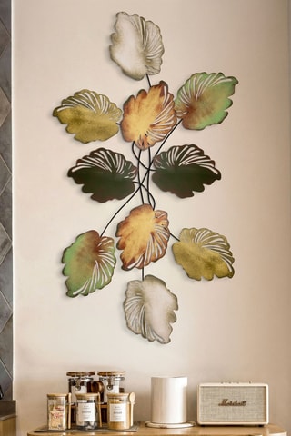 Décoration murale - 117 x 2 x 57 cm - Vert foncé et vert clair