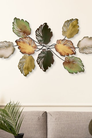 Décoration murale - 117 x 2 x 57 cm - Vert foncé et vert clair
