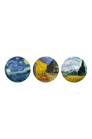3 tableaux - 3 x (30 x 30 cm)