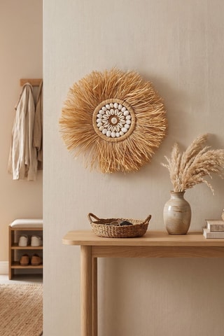 Décoration murale - 30 x 30 cm - Naturel