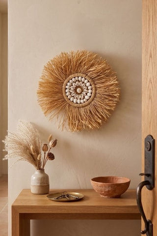 Décoration murale - 30 x 30 cm - Naturel