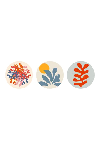 3 tableaux « Papiers découpés » Henri Matisse - 3 x (30 x 30 cm)