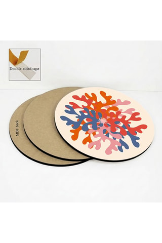 3 tableaux « Papiers découpés » Henri Matisse - 3 x (30 x 30 cm)