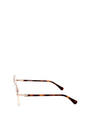 Lunettes de vue femme - MaxMara - Doré et marron