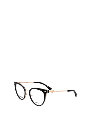 Lunettes de vue femme - Dsquared2 - Noir, rose et doré