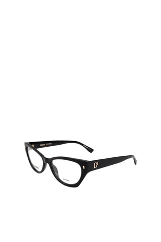 Lunettes de vue femme - Dsquared2 - Noir et doré