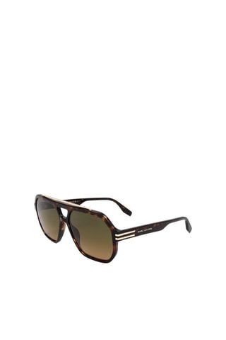 Lunettes de soleil homme - Catégorie 3 - Marc Jacobs - Vert et marron