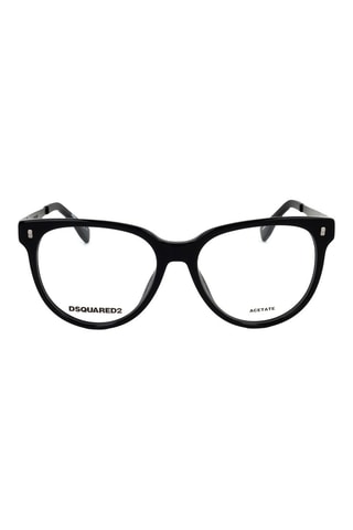 Lunettes de vue femme - Dsquared2 - Noir et argenté