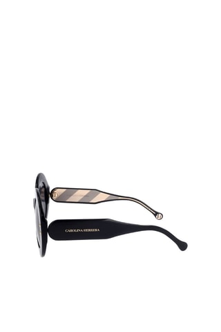 Lunettes de soleil femme - Catégorie 2 - Carolina Herrara - Noir et doré
