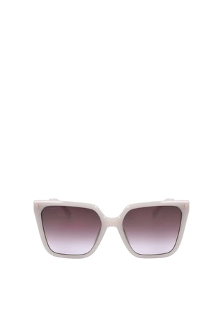 Lunettes de soleil femme - Catégorie 2 - Dsquared2 - Blanc et marron