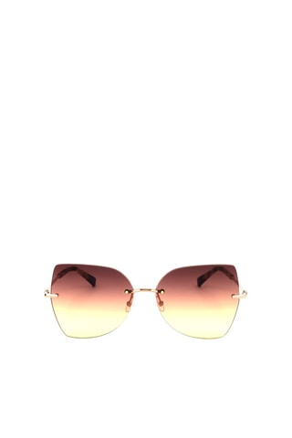 Lunettes de soleil femme - Catégorie 2 - Missoni - Violet et doré