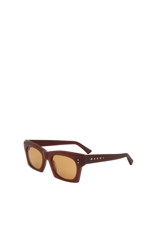 Lunettes de soleil mixte Edku - Catégorie 2 - Marni - Rouge, marron et doré