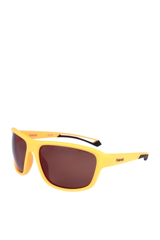 Lunettes de soleil polarisées homme - Catégorie 3 - Polaroid Sport - Jaune
