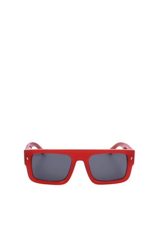 Lunettes de soleil homme - Catégorie 3 - Dsquared2 - Gris et rouge