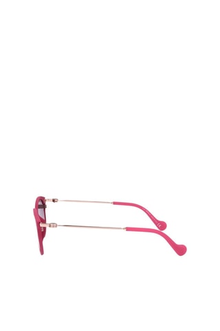 Lunettes de soleil femme - Catégorie 2 - Moncler - Doré et rouge