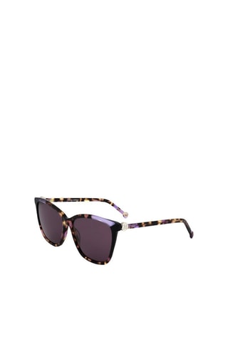 Lunettes de soleil femme - Catégorie 3 - Carolina Herrera - Marron et violet
