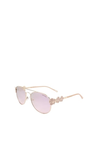 Lunettes de soleil enfant - Catégorie 2 - Guess factory - Rouge, rose et doré