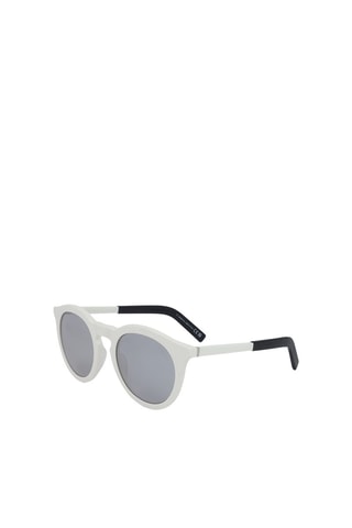 Lunettes de soleil homme - Catégorie 2 - Moncler - Blanc et noir