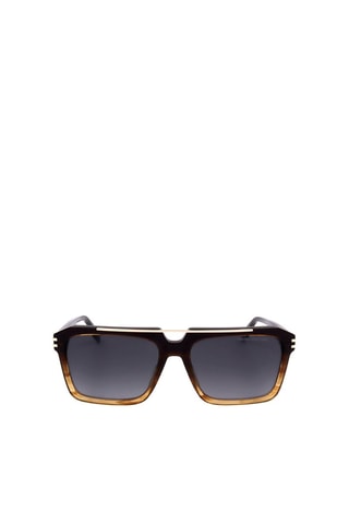 Lunettes de soleil homme - Catégorie 3 - Marc Jacobs - Doré, gris et marron