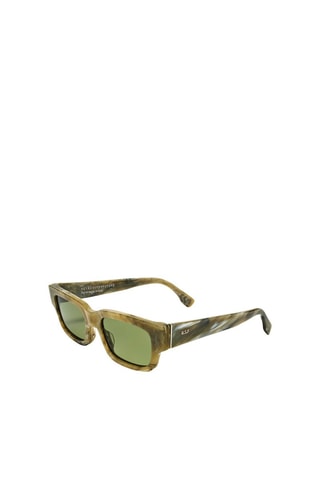 Lunettes de soleil femme - Catégorie 2 - Retrosuperfuture - Beige, vert et marron