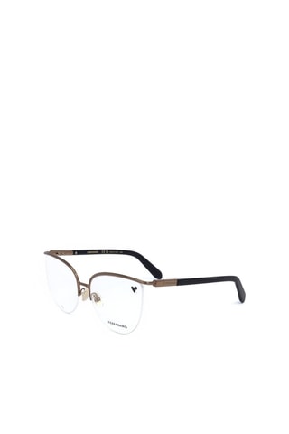 Lunettes de vue femme - Ferragamo - Noir et doré