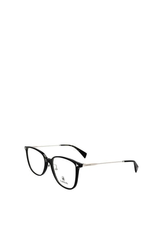 Lunettes de vue femme - Lanvin - Noir et argenté