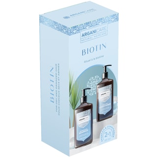 Estuche champú y acondicionador reparadores - Biotina - Cabello seco y dañado - 2 x 400 ml