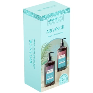 Estuche champú y acondicionador nutritivos - Argán y karité - Cabello rizado - 2 x 400 ml