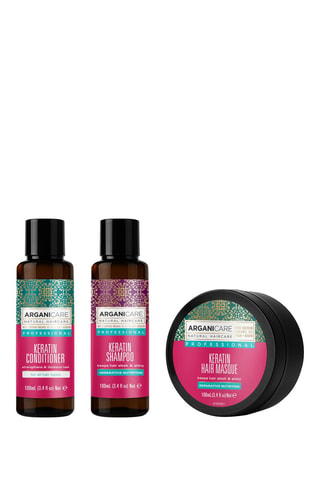 Estuche de viaje con queratina - 3 productos