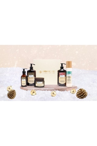 Estuche acelerador de crecimiento - Ricino ecológico - Para todo tipo de cabello - 5 productos